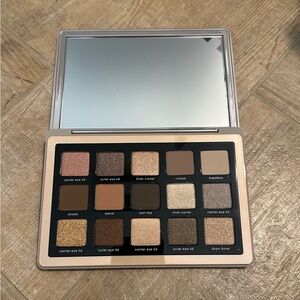 Natasha Denona Glam Eyeshadow Palette with Gold and Brown Tones New
